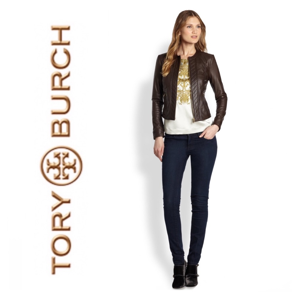 Tory Burch «Daphne» leather jacket ✨